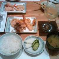 天ぷら新宿つな八 大丸店 - 最初からご飯を頼みました