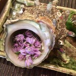 魚菜料理 縄屋 - 栄螺と万願寺とうがらし