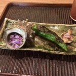 魚菜料理 縄屋 - 栄螺と万願寺とうがらし