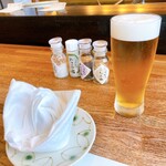 天ぷら新宿つな八 - 生ビール