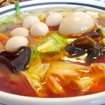 麺カフェ ひまわり - 酸辣湯麺