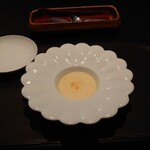 ベルエキップ - とうもろこしのスープ　塩を一切使われていないのに旨い！