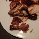 ベルエキップ - 食べた後　骨の髄まで食べ尽くした！