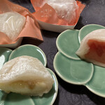 一心堂 - スイカ大福、もも大福