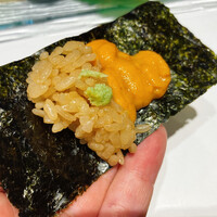 恵比寿 鮨 おぎ乃 - バフンウニの手巻き