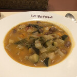 ラ・ベットラ・ダ・オチアイ - Pranzo A 前菜　いろいろな野菜のスープ