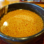 Menba sendaishouten - 辛味噌つけ麺のつけ汁