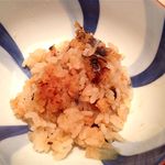 くろぎ - 淡路産新玉葱と鱧の御飯　