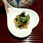 篝火の湯 緑水亭 - 海月胡麻酢和え