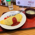 ますや食堂 - オムライス。700円