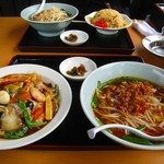 秀味軒 - 満腹満足なラーメンセット