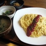 まんま食堂 - オムライスランチ700円