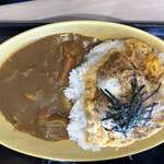 ゆで太郎 - カレーかつ丼アップ