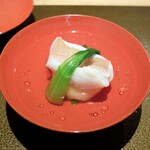 日本料理FUJI - 新じゃがの饅頭と連子鯛の椀物