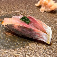 代官山 鮨 たけうち - 追加 真鯵 鹿児島出水