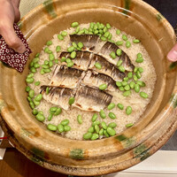 やすい - カマスと枝豆ご飯