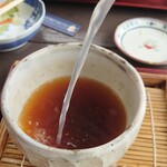 和食処　田舎家 - そば湯