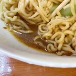 麺食堂 一真亭 - 醬油ばんめん(大盛り)