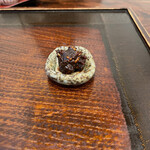 よし房 凛 - お通しの蕎麦味噌