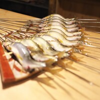 富小路 やま岸 - 朝獲れの京都産鮎。ピクピク身が踊ってました♬