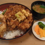 富士 - 小柱かき揚げ天丼