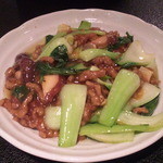 かたつむり - 牛肉のオイスターソース炒め