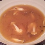 かたつむり - フカヒレのスープ