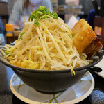 らーめん絆 - 並みそらーめん＋やさいちょいまし、麺400g、あぶらまし、ニンニクちょいまし(大盛無)