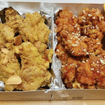 クリスピーチキンアンドトマト - 料理写真:【2021/6】ハニーバターとヤンニョムのハーフ