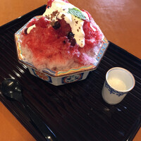 大橋屋 本町茶寮 - 木苺　練乳ソース