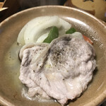 Yugawara Oonoya - 焼物、、焼きすぎて硬かった豚肉