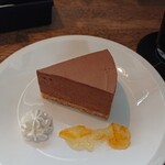 まるなカフェ - チョコレートレアチーズケーキ