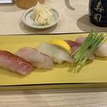 寿司 鷹 - 地魚5種