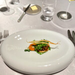 ASAHINA Gastronome - リ・ド・ヴォー＆デュカ
      卵黄の中には……