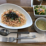 102Cafe - 明太子パスタランチ