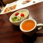 タシデレ - サラダとスープも美味 202106