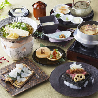 土日祝ランチ限定 営業再開記念 感謝の贅沢ランチコース ハモしゃぶ鍋 黒牛ステーキ 真鯛のひつまぶし 堀江燈花 和食 鮨 日本酒 なんば店 ほりえとうか なんば 大阪メトロ 割烹 小料理 食べログ