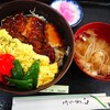 Chikashokudou Tenrin - ふわふわ玉子の甘酢カツ丼(￥550)。
                甘酢で脂の重みがなくいただけますよ。