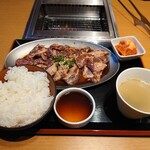 Yakiniku Ougiya - ハラミ定食(200g)