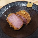 とんかつ えんどう - 金華ハムカツ