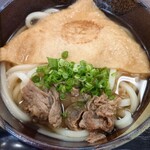 東かがわマルタツ手打ちうどん - 肉きつねうどん(680円)