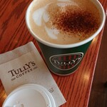 タリーズコーヒー - ミルキーフラットホワイト（Hot）Tall　470円+税