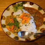 curry but curry - ２種あいがけ　1,300円