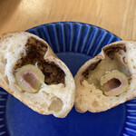 パン・デ・フィロゾフ - オリーブ・エ・フロマージュ　断面