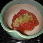 Cafe Suimei - 小鉢　冷やしトマト