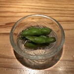 とり茶太郎 - 枝豆の山椒オイル和え