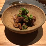 とり茶太郎 - 砂みみ（砂肝の先端部分）のポン酢和え