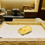 日本橋 蕎ノ字 - ☆ズッキーニ（静岡・掛川）。
      ◎甘くてみずみずしい。塩で頂く。