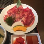 焼肉名菜 福寿 - 牛タンとカクテキ