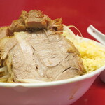 ラーメン二郎 - ラーメン小＋ニンニク多め＋青ネギ